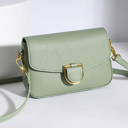 Cow Leather Shoulder Crossbody Bag